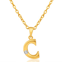 Load image into Gallery viewer, 9ct Yellow Gold Pendant Initial C set with diamond