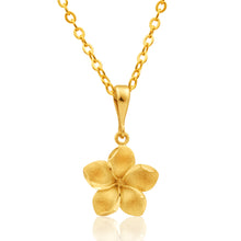 Load image into Gallery viewer, 9ct Yellow Gold Flower Pendant