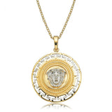 9ct Yellow Gold White Gold Key of Life Medusa Pendant – Shiels