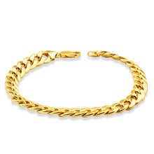 Load image into Gallery viewer, 9ct Yellow Gold Copper Filled Curb Bracelet