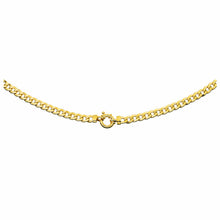 Load image into Gallery viewer, 9ct Yellow Gold Copper Filled 45cm Curb Chain Boltring 150Gauge