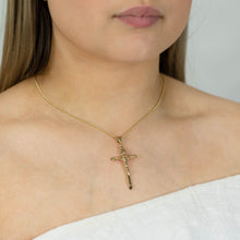 Load image into Gallery viewer, 9ct Yellow Gold Crucifix Pendant