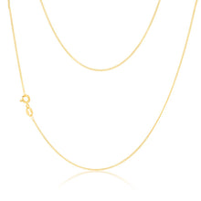 Load image into Gallery viewer, 9ct Yellow SOLID Gold 30 Gauge Curb 40cm Chain