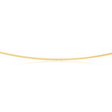 Load image into Gallery viewer, 9ct Yellow Gold SOLID Curb Chain 50cm 30 Gauge