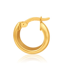 Load image into Gallery viewer, 9ct Yellow Gold Hoop Earrings