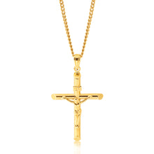Load image into Gallery viewer, 9ct Yellow Gold  Crucifix 20.5x29 Pendant