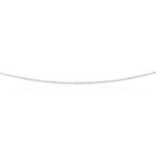 Load image into Gallery viewer, 9ct White Gold Diamond Cut Curb 50cm Chain