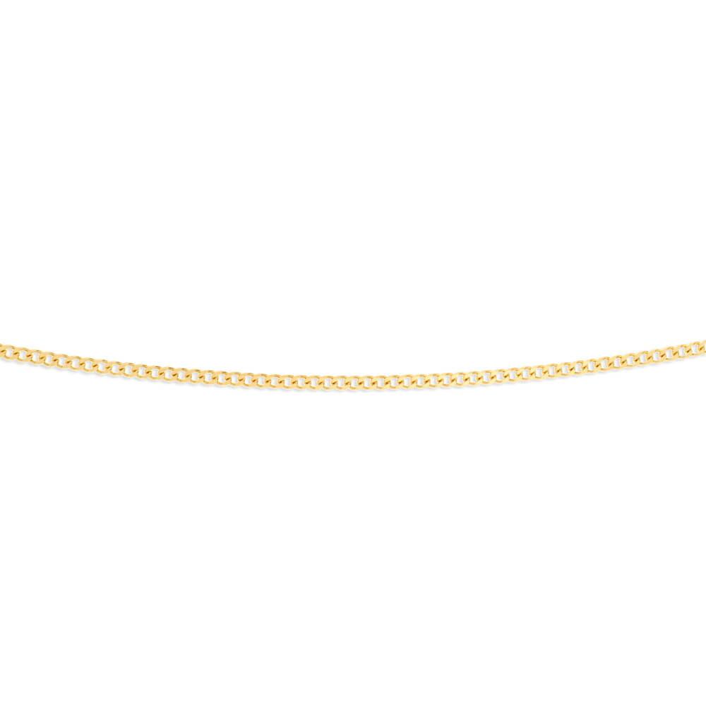 9ct Yellow Gold 40cm 70 Gauge Curb Chain