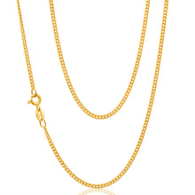 Load image into Gallery viewer, 9ct Yellow Gold 65cm 50 Gauge Curb Chain