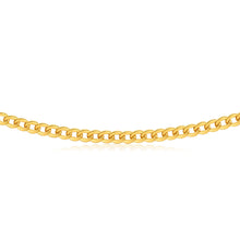 Load image into Gallery viewer, 9ct Radiant Yellow Gold Copper Filled Curb Chain
