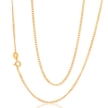 Load image into Gallery viewer, 9ct Yellow Gold 60cm 40 Gauge Curb Chain