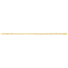 Load image into Gallery viewer, 9ct Yellow Gold Copper Filled Figaro Bracelet