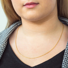 Load image into Gallery viewer, 9ct Yellow Gold Silver Filled Wheat Extend 55cm Chain