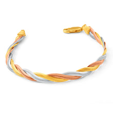 Load image into Gallery viewer, 9ct Yellow Gold Silver Filled Herringbone Bracelet