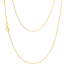 Load image into Gallery viewer, 9ct Yellow Gold Box 45cm Chain with Extender