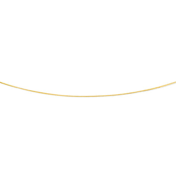 9ct Yellow Gold Box 45cm Chain with Extender