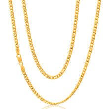Load image into Gallery viewer, 9ct Yellow Gold 80cm 80 Gauge Curb Chain