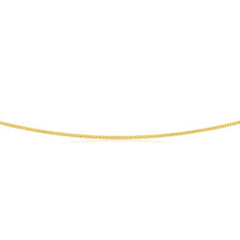 Load image into Gallery viewer, 9ct Yellow Gold Silver Filled Extend 45cm Curb Chain 40 Gauge