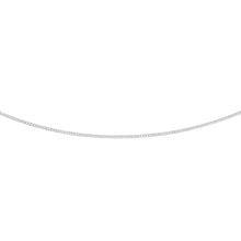 Load image into Gallery viewer, 9ct Radiant White Gold Silver Filled Curb Chain