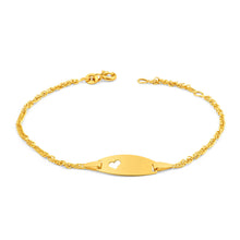 Load image into Gallery viewer, 9ct Yellow Gold Silver Filled Singapore Bracelet