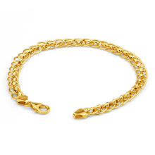Load image into Gallery viewer, 9ct Yellow Gold Silver Filled Roller Bracelet