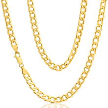 Load image into Gallery viewer, 9ct Yellow Gold Copper Filled Curb Chain