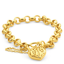 Load image into Gallery viewer, 9ct Yellow Gold Belcher Bracelet