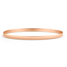 Load image into Gallery viewer, 9ct Rose Gold 4mm Solid Bangle