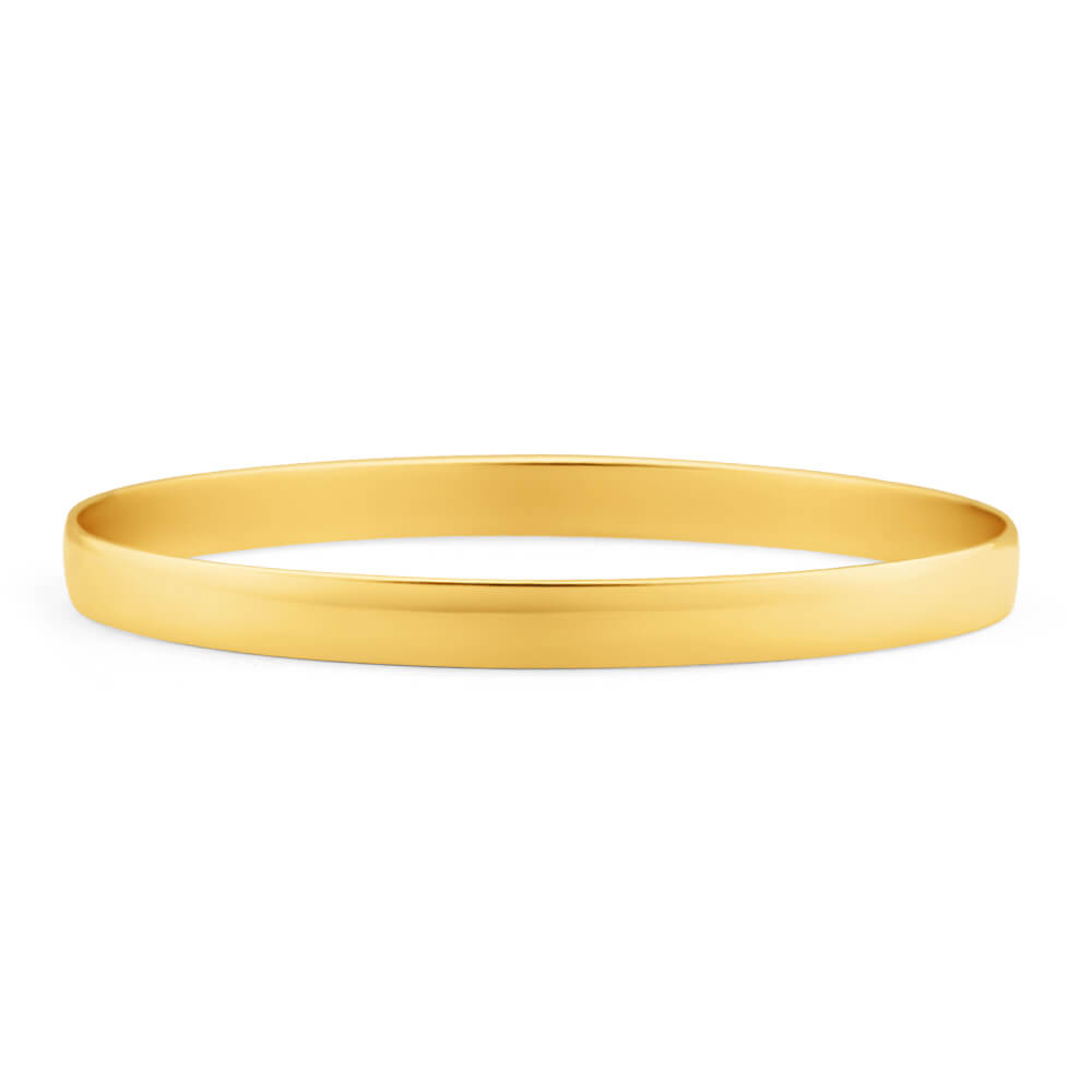 9ct Magnificent Yellow Gold Bangle Shiels Jewellers