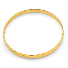 Load image into Gallery viewer, 9ct Yellow Gold Delightful Bangle