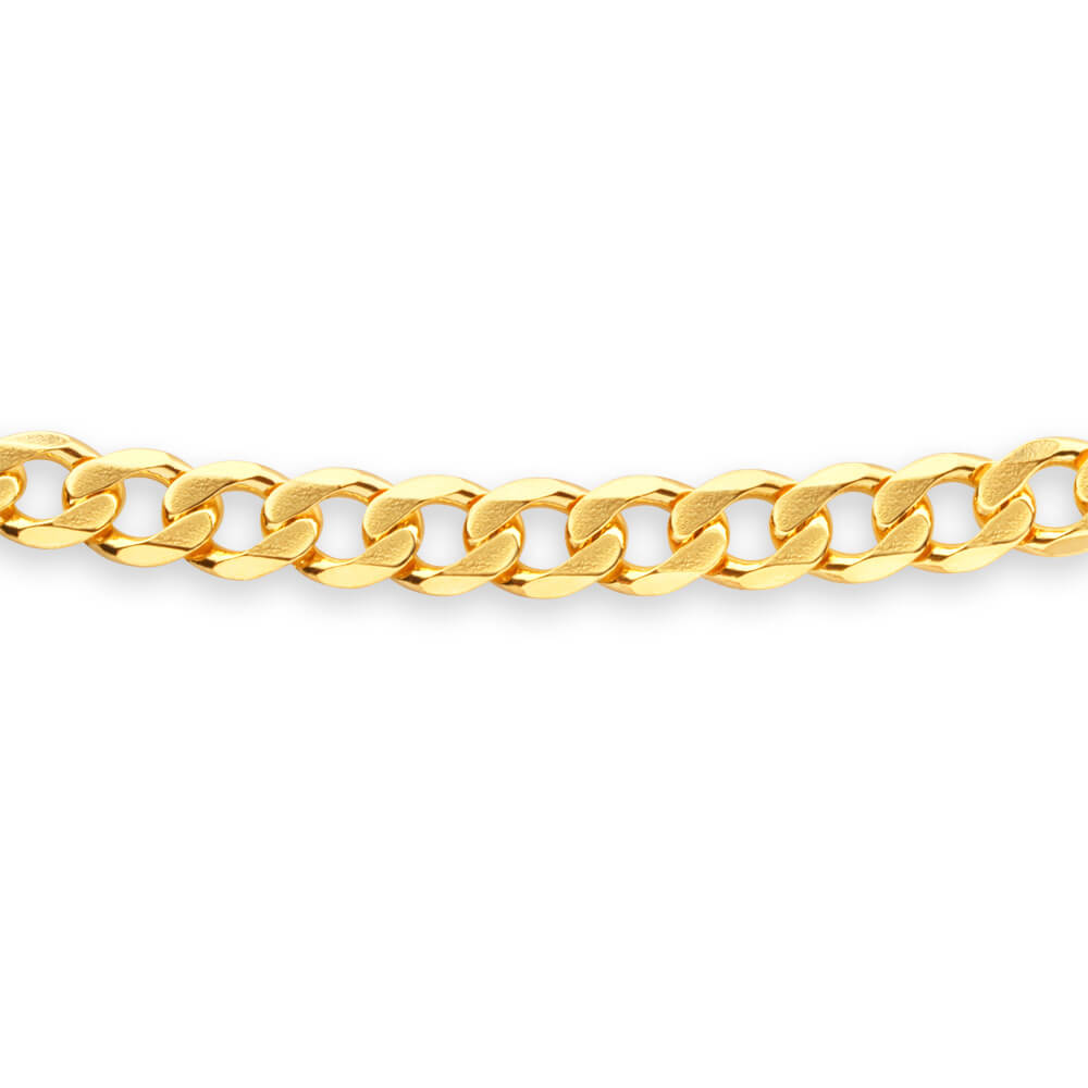 9ct Yellow Gold 50cm 200 Curb Chain