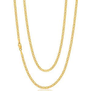 9ct Yellow Solid Gold Anchor Chain