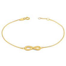 Load image into Gallery viewer, 9ct Yellow Gold Infinity Bracelet