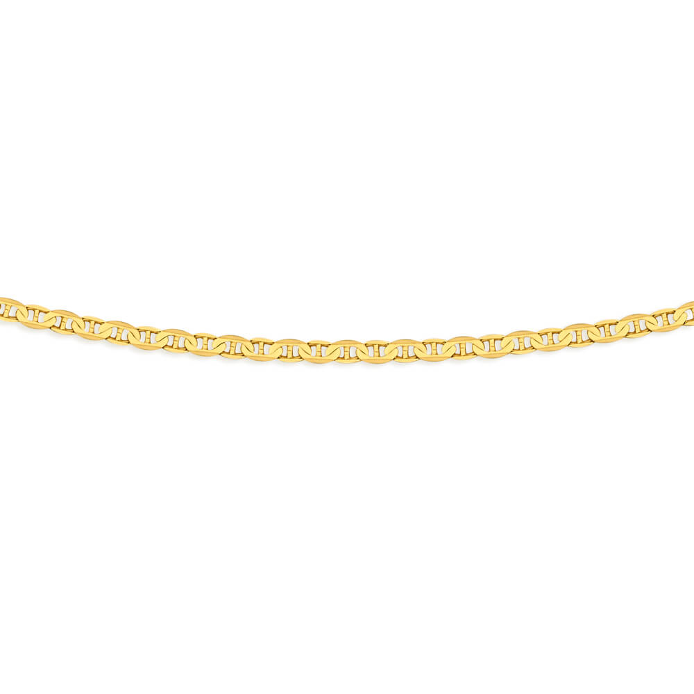 9ct Charming Yellow Gold Anchor Chain