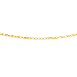 9ct Yellow Solid Gold Gorgeous Anchor 55cm Chain