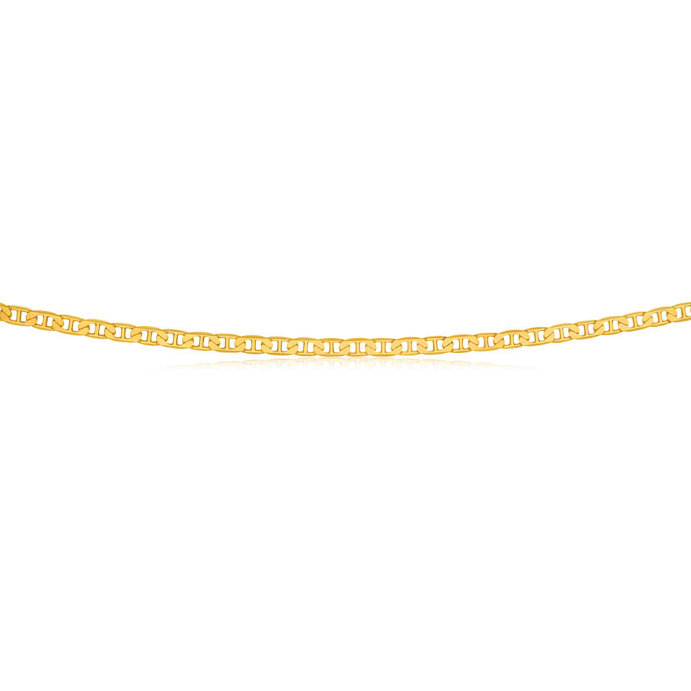 9ct Yellow Gold 80 gauge 60cm Anchor Chain