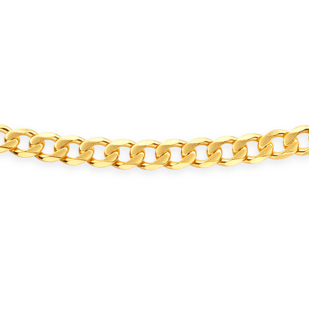 9ct Yellow Gold 60cm 250 Gauge Curb Chain