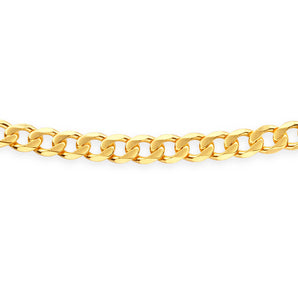 9ct Yellow Solid Gold 60cm 250 Gauge Curb Chain