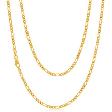 Load image into Gallery viewer, 9ct Yellow Gold Alluring Figaro Chain