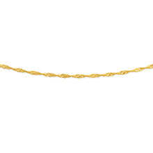 Load image into Gallery viewer, 9ct Yellow Gold Singapore 45cm Chain 40 Gauge