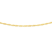 Load image into Gallery viewer, 9ct Yellow Gold Singapore 50cm Chain 40 Gauge
