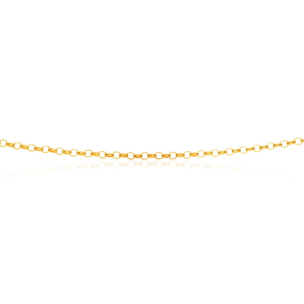 9ct Charming Yellow Gold Belcher Chain