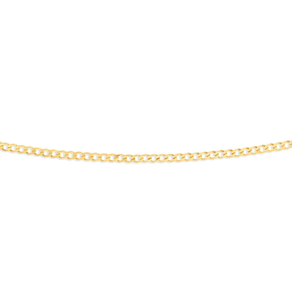 9ct Yellow Gold 55cm  "Cronos" Curb Chain