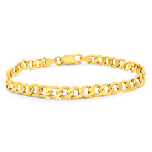 Load image into Gallery viewer, 9ct Yellow Gold Enticing Curb Bracelet