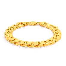 Load image into Gallery viewer, 9ct Yellow Gold Divine Curb Bracelet