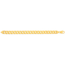Load image into Gallery viewer, 9ct Yellow Gold Divine Curb Bracelet