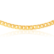 Load image into Gallery viewer, 9ct Yellow Gold 300 Gauge 55cm Curb Chain