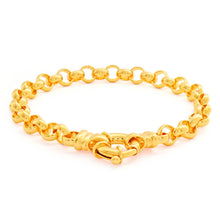 Load image into Gallery viewer, 9ct Alluring Yellow Gold Belcher Bracelet