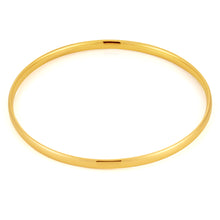 Load image into Gallery viewer, 9ct Yellow Gold 4mm x 65mm Bangle