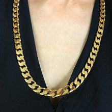 Load image into Gallery viewer, 9ct Yellow Gold 300 Gauge 60cm Curb Chain